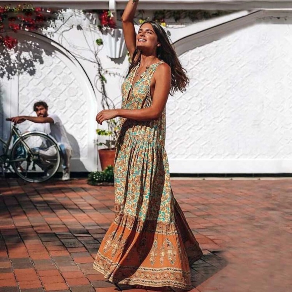 5โญ๏ธ FAV BESTSELLER Gypsy Boho Delirium Gown Dress - Picture 2 of 7